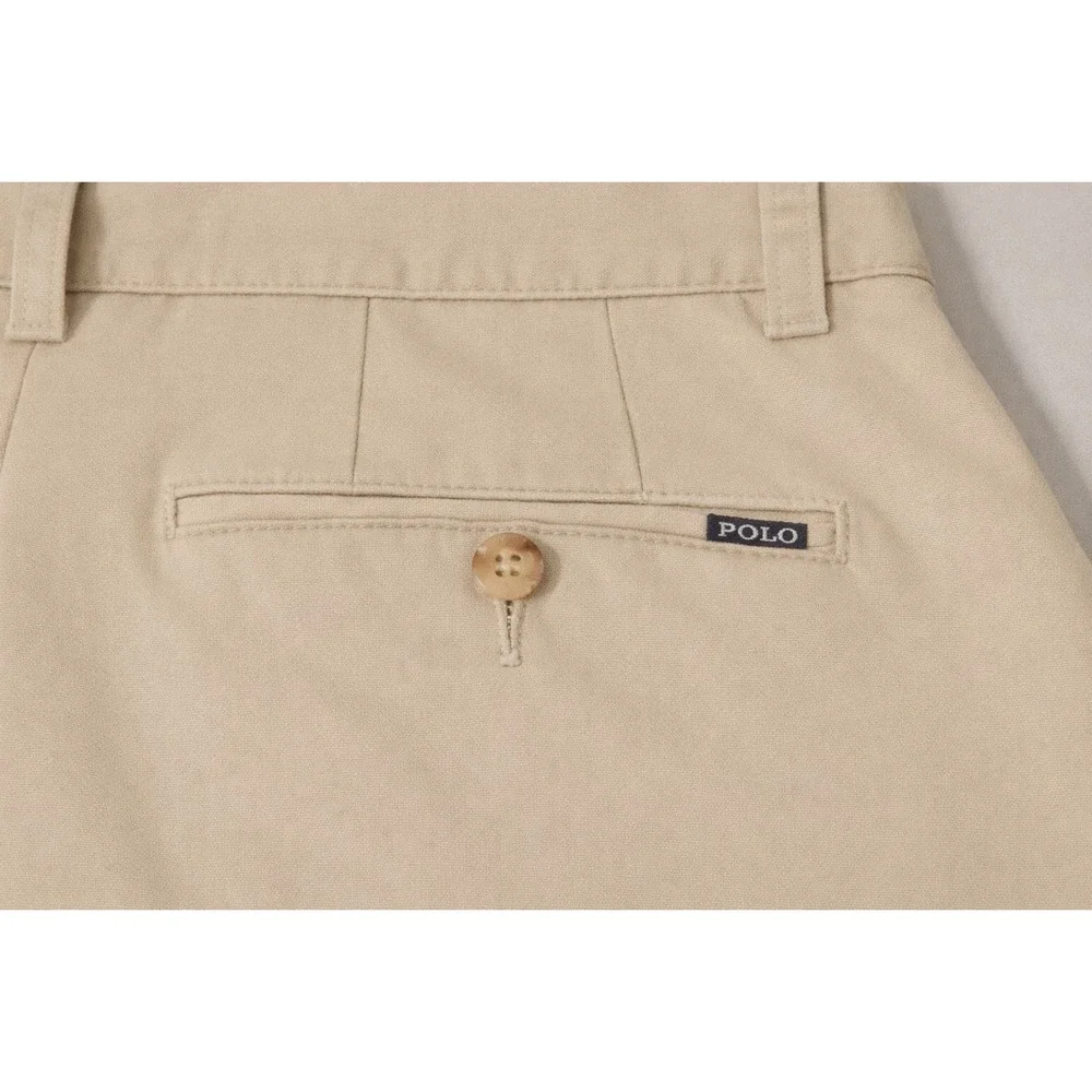 Polo Ralph Lauren Chino Golf Shorts  32  Pleated Twill Classic Pockets 9